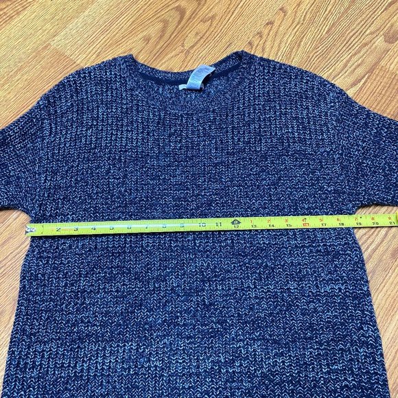 Forever 21 Navy Blue Knit Zipper Sweater - Picture 6 of 6